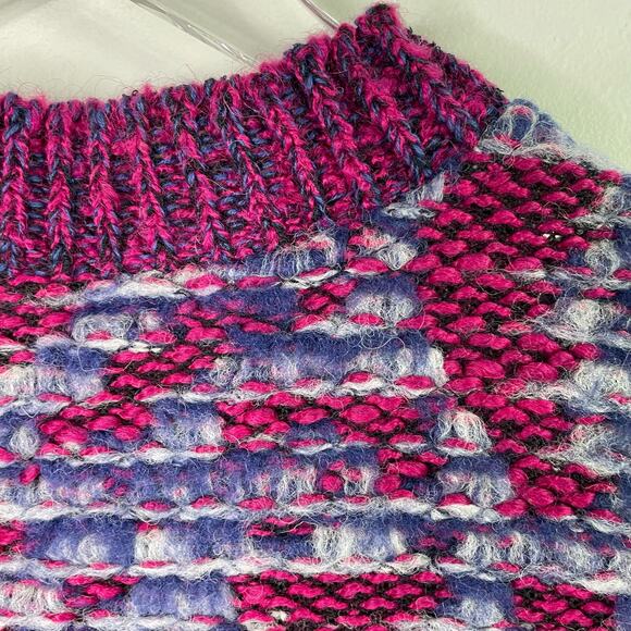 Andersson Bell Wes Wool Blend Knit Mockneck Sweater Vest Size Medium Violet NWT - Picture 11 of 15